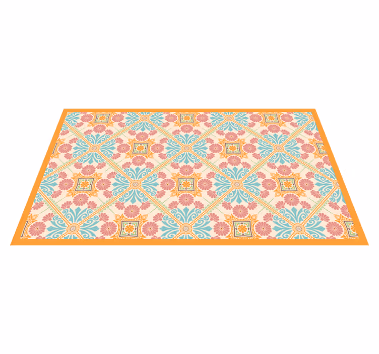 Tapis vinyle cuisine mosaïque colorée - TenStickers