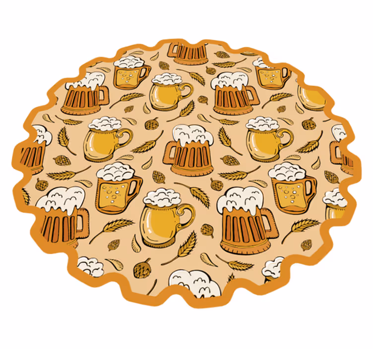 Tapis vinyle  événements fête de la bière - TenStickers