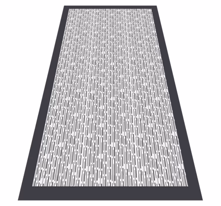 Tapis vinyles géométriques monochrome géométrique - TenStickers