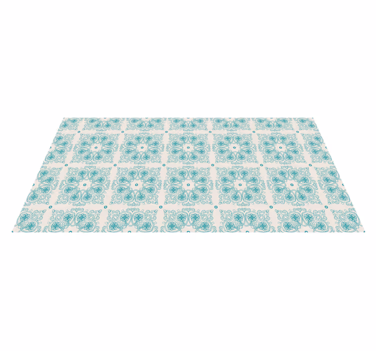 Tapis mosaique vinyle conception de mandala en mosaïque - TenStickers