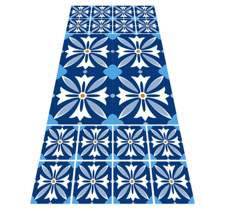 tapis vinyle mosaique Coureur mosaïque helena - TenStickers