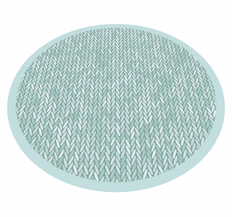 Tapis vinyle rayures motif à bandes spiralées - TenStickers