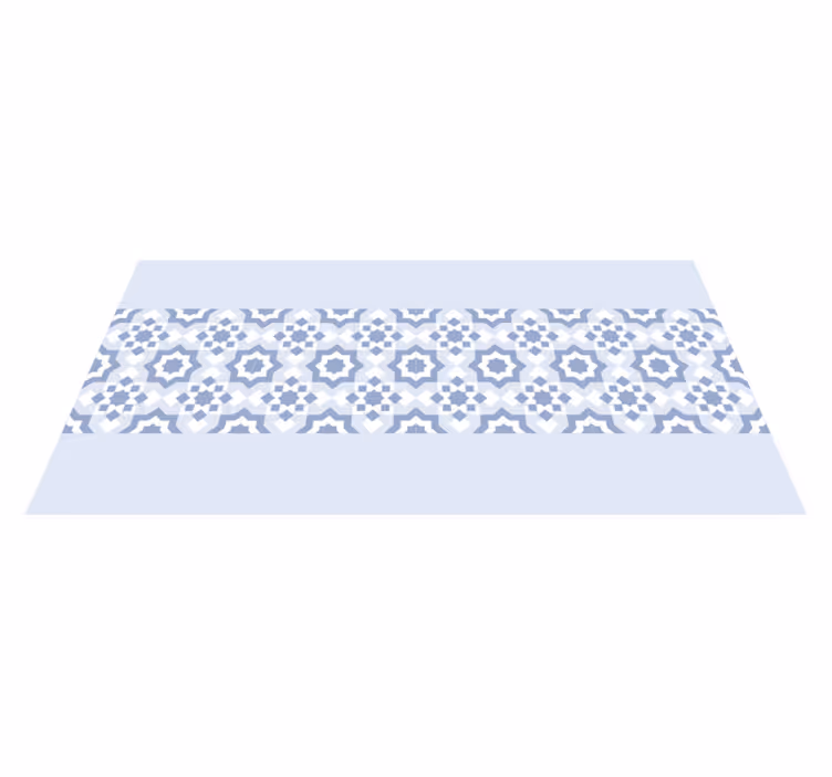 Tapis vinyle cuisine coureur de carrelage cuisine - TenStickers