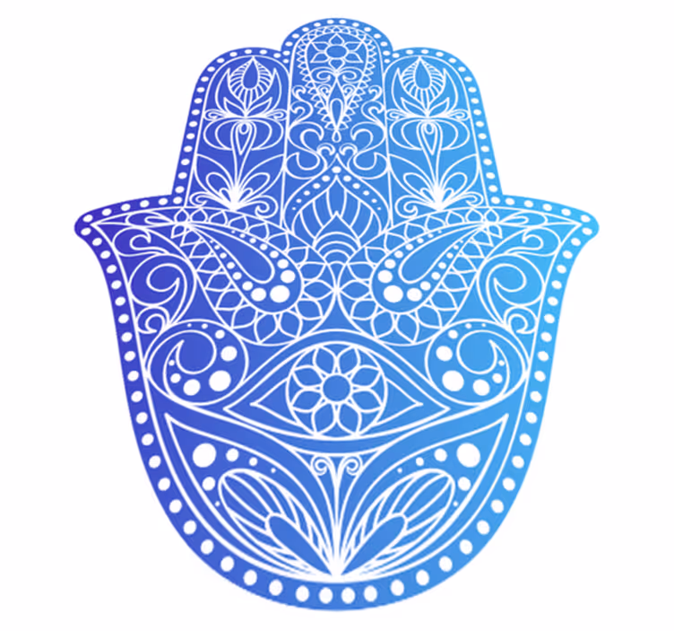Tapis vinyle mandala décor inspiré du mandala - TenStickers