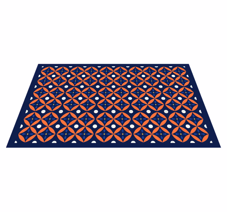 Tapis vinyles géométriques à motifs géométriques - TenStickers