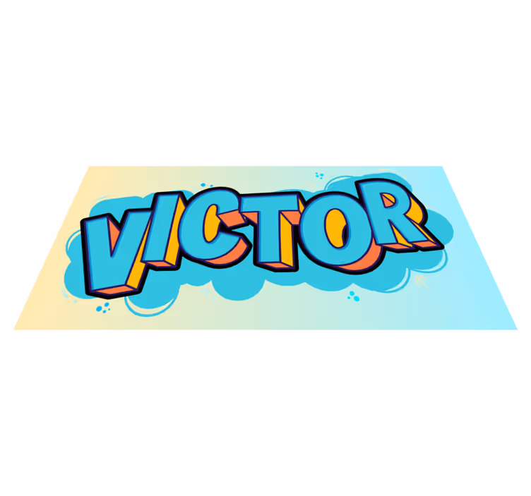 Tapis vinyle personnalisé baskets personnalisables - TenStickers