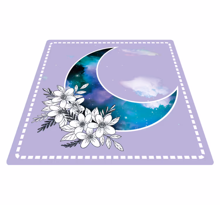 Tapis vinyle fleurs et plantes Éclosions célestes - TenStickers