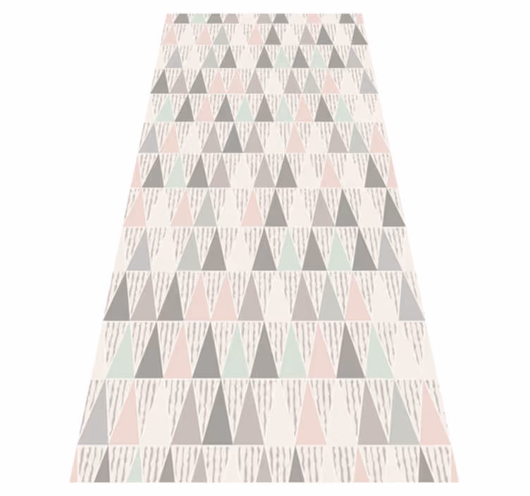 Tapis vinyles géométriques triangulaire géométrique - TenStickers