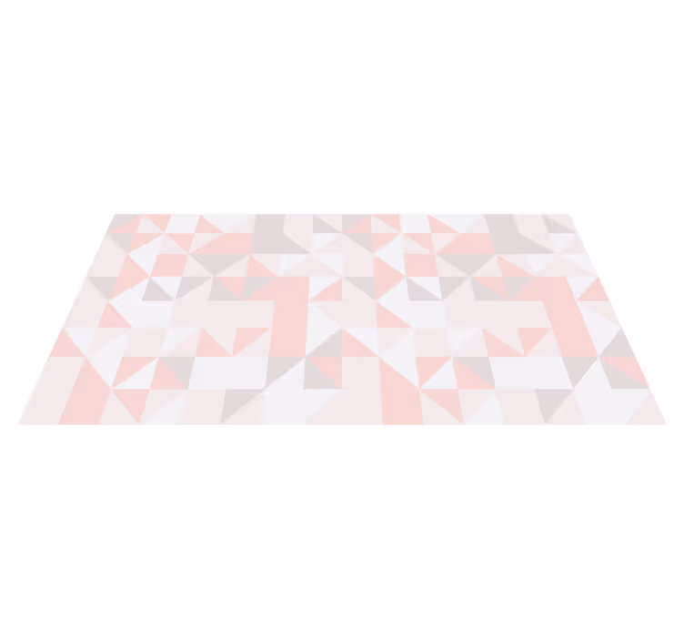 Tapis vinyles géométriques motif géométrique pastel - TenStickers