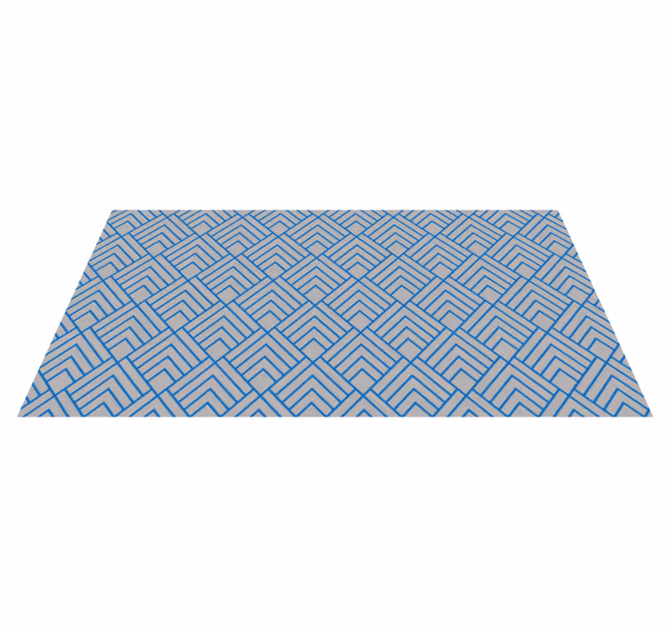 Tapis vinyles géométriques motif de lignes à chevrons - TenStickers
