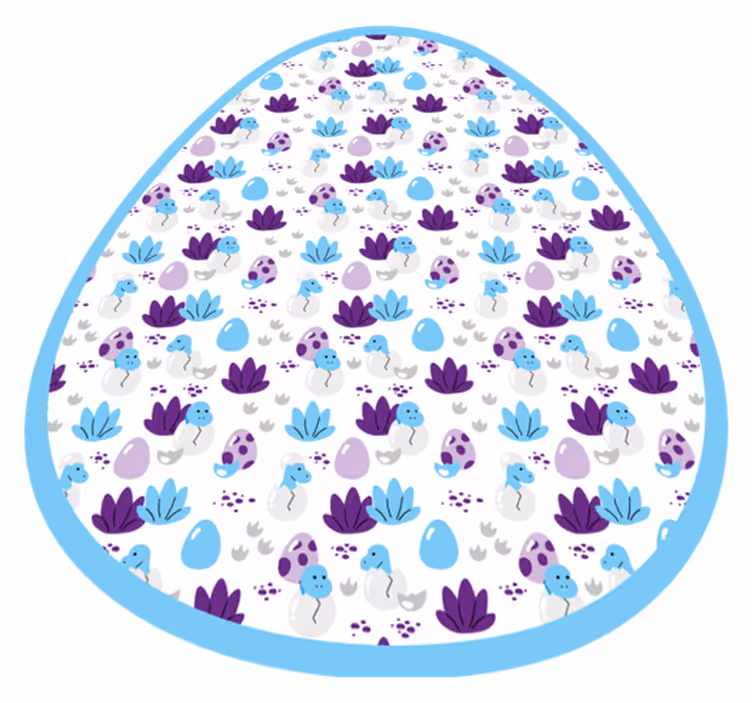 Tapis vinyle pour enfants motif de créature fantaisiste - TenStickers