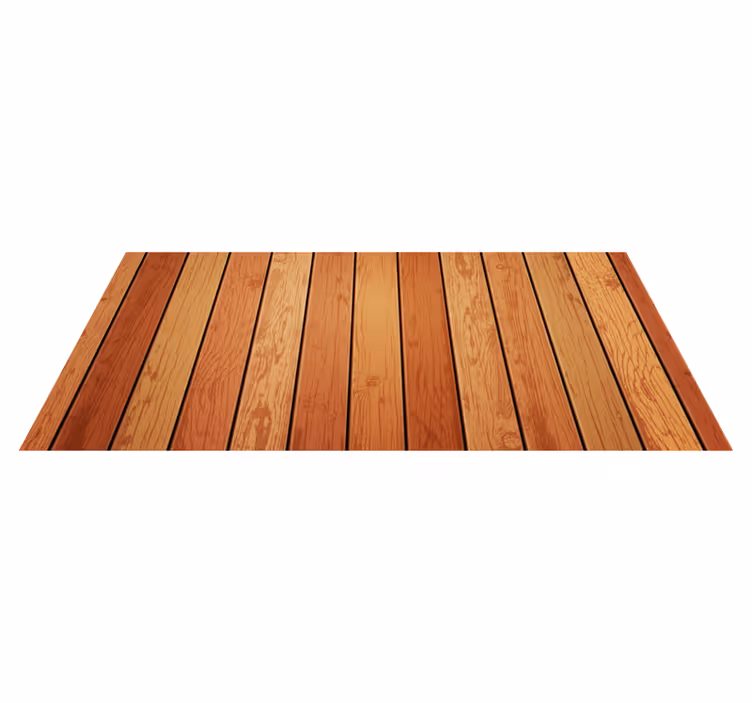 Tapis vinyle imitation parquet simulacre de planche de bois - TenStickers