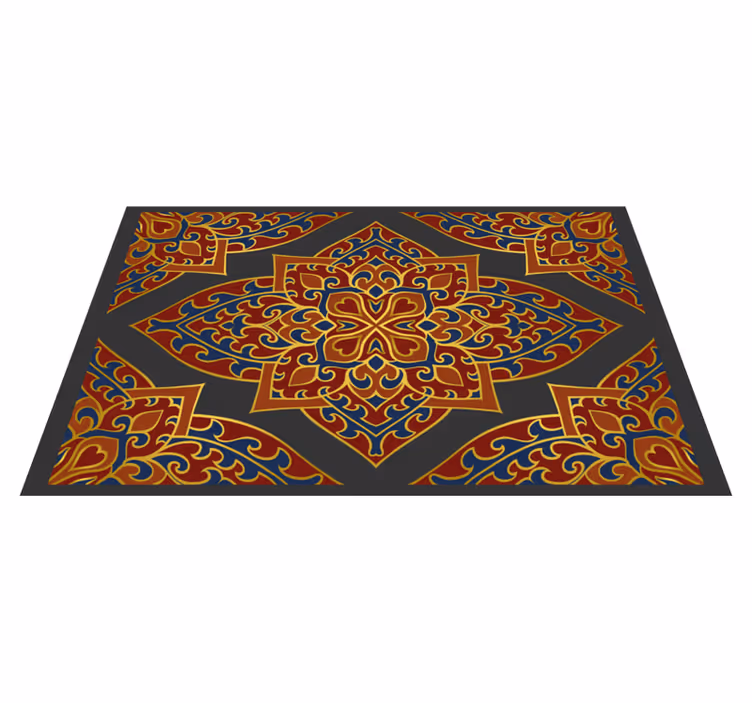 Tapis vinyle mandala design orné - TenStickers