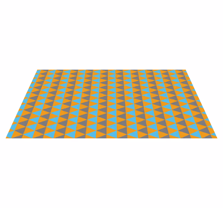Tapis vinyles géométriques composition triangulaire - TenStickers