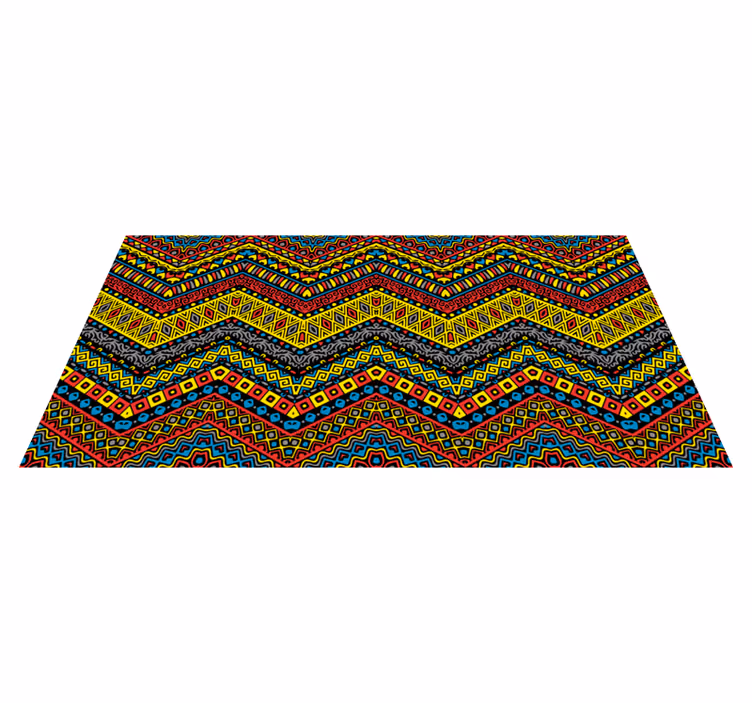 Tapis mosaique vinyle chemin en mosaïque colorée - TenStickers