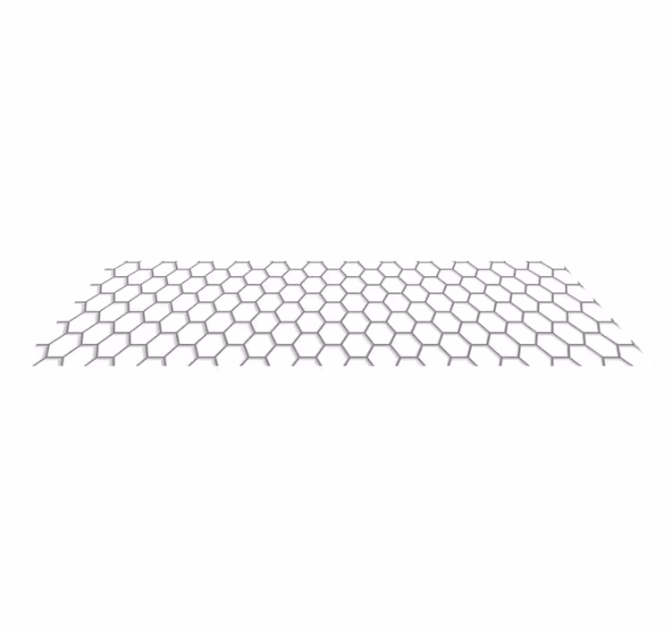 Tapis vinyle cuisine carrelage hexagonal - TenStickers