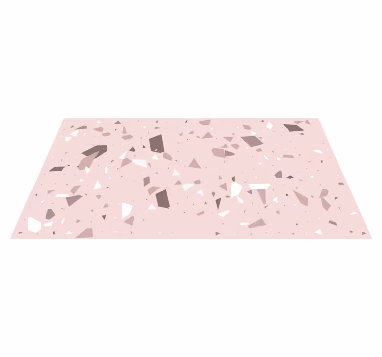 Tapis vinyles géométriques terrazzo géométrique - TenStickers