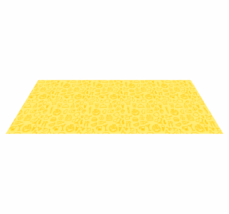 Tapis vinyle cuisine iconographie culinaire - TenStickers