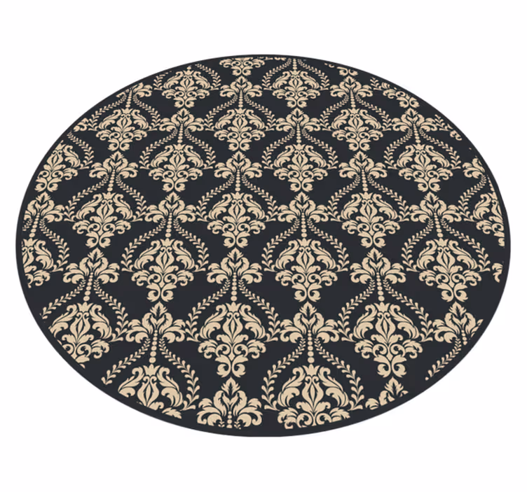 Tapis vinyle rétro superposition de motifs ornés - TenStickers