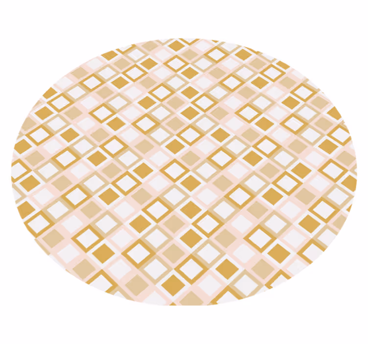 Tapis vinyles géométriques motif de treillis géométrique - TenStickers
