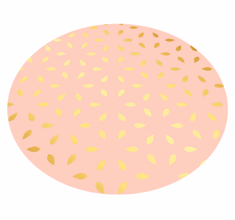 Tapis vinyle fleurs et plantes motif de pétales pastel - TenStickers