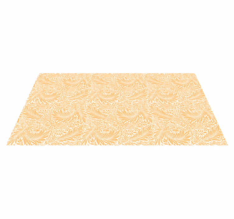 Tapis vinyle fleurs et plantes motif feuillu botanique - TenStickers