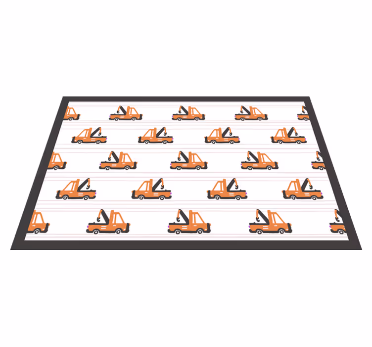 Tapis vinyle autres tapis modèle de grue jouet - TenStickers