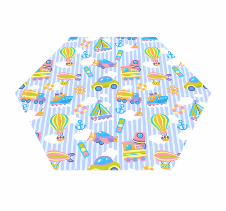 Tapis vinyle pour enfants imagerie de l'enfance - TenStickers