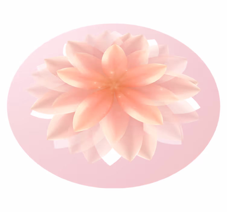 Tapis vinyle fleurs et plantes pièce maîtresse florale - TenStickers