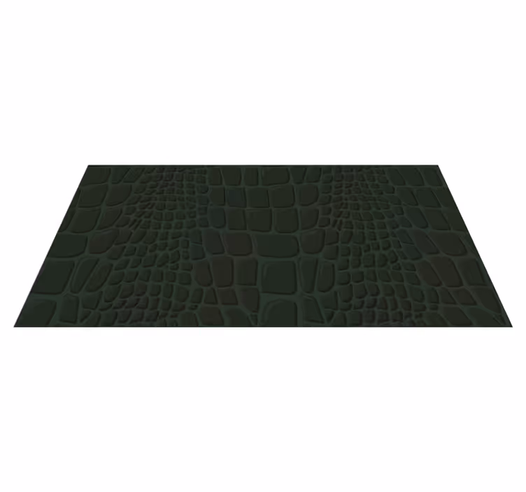 Tapis vinyle animal surface texturée en crocodile - TenStickers