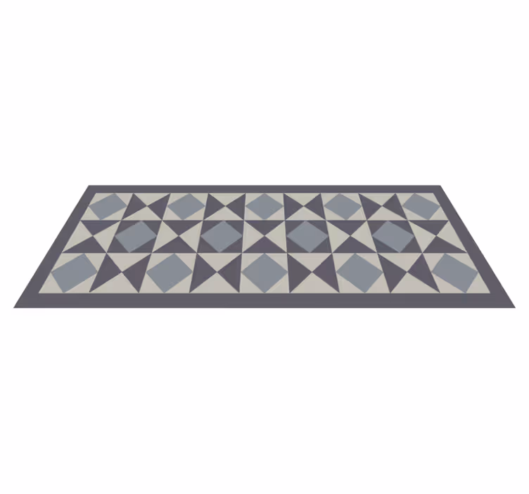 Tapis vinyles géométriques affichage de formes - TenStickers