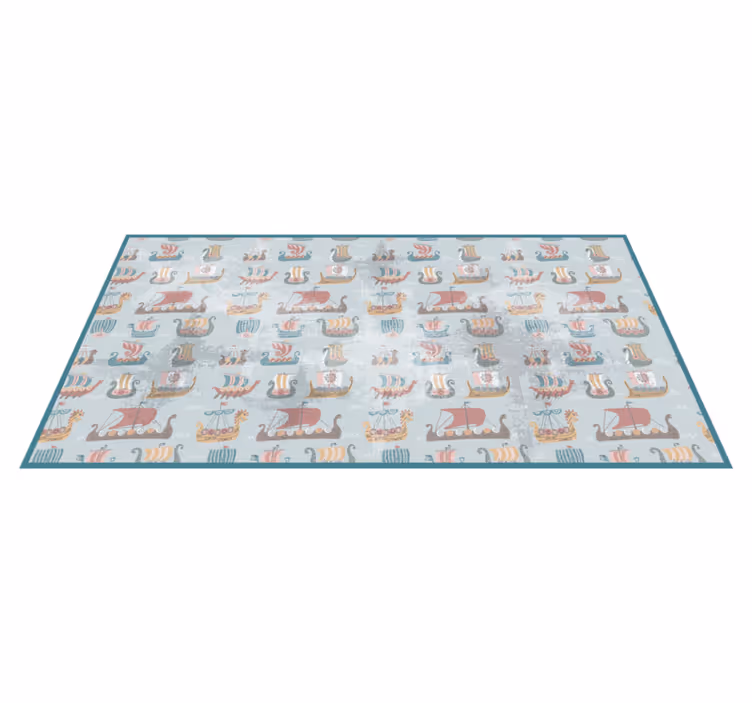 Tapis vinyle pour enfants crèche nautique - TenStickers