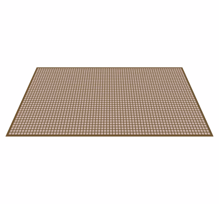 Tapis vinyle rayures motif de grille géométrique - TenStickers