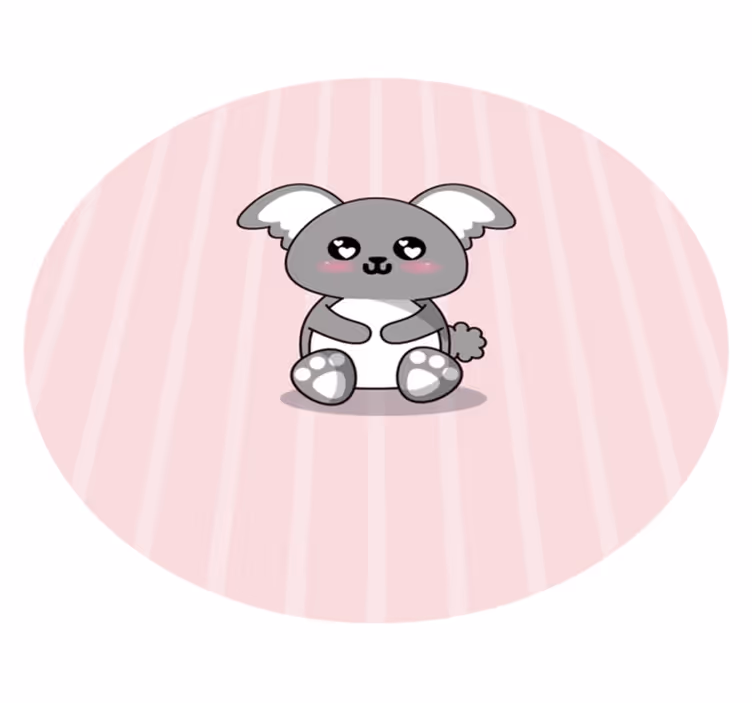 Tapis vinyle chambre bébé koala câlin - TenStickers