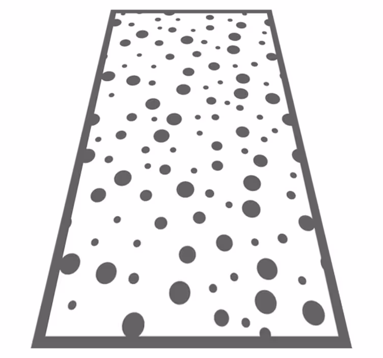Tapis vinyle chambre élégants points sombres - TenStickers