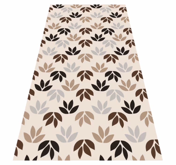 Tapis vinyle fleurs et plantes thème de motif floral - TenStickers