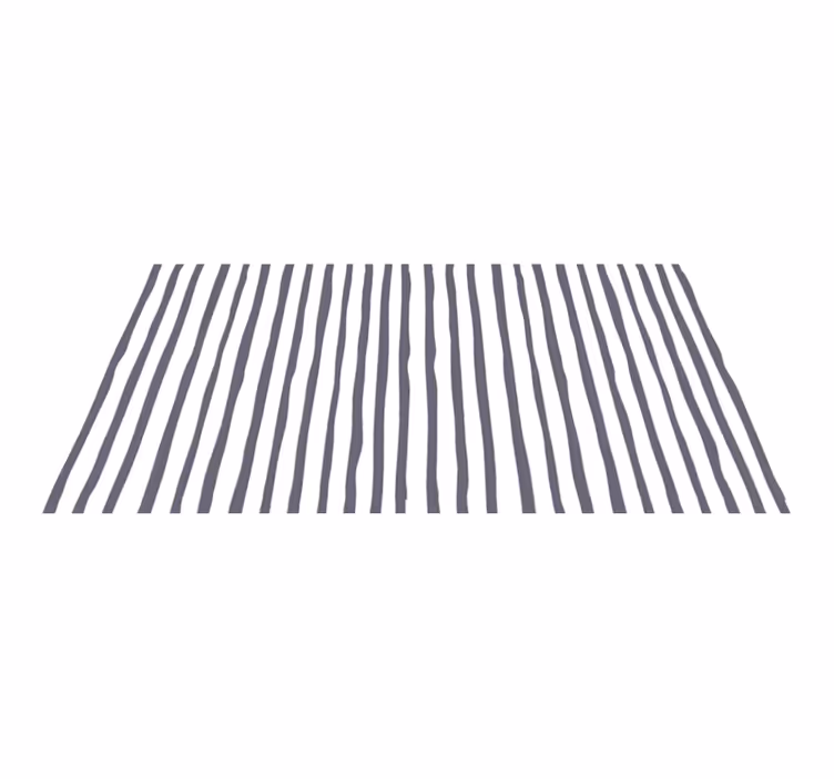 Tapis vinyle salle a manger noir et blanc élégant - TenStickers