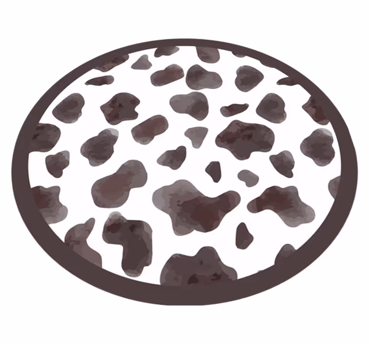 Tapis vinyle animal style cuir de vache - TenStickers