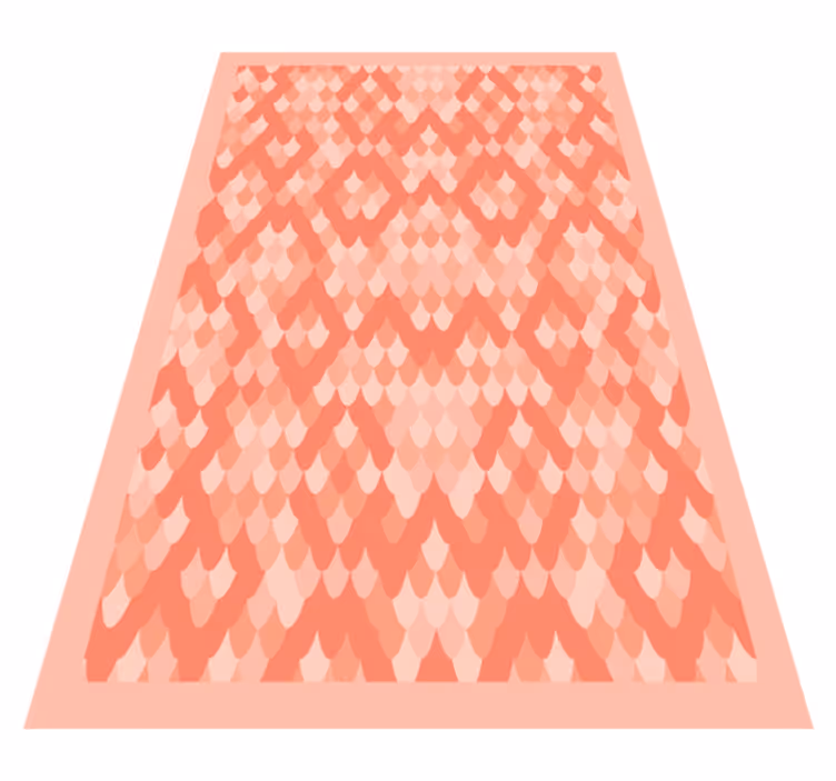 Tapis vinyle animal écailles de poisson rose tendre - TenStickers