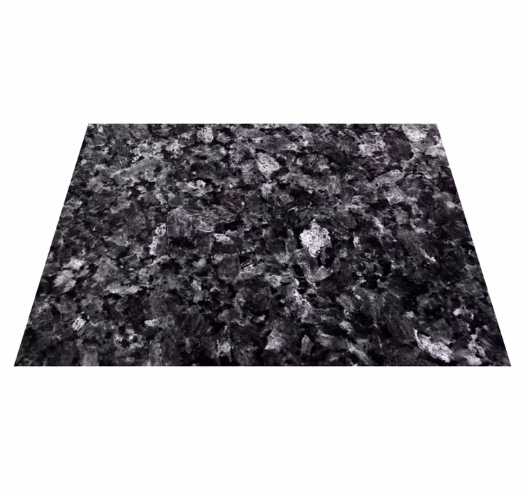 Tapis vinyle marbre style charbon foncé - TenStickers