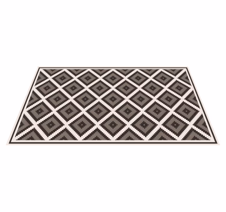 Tapis vinyles géométriques concept de diamant - TenStickers