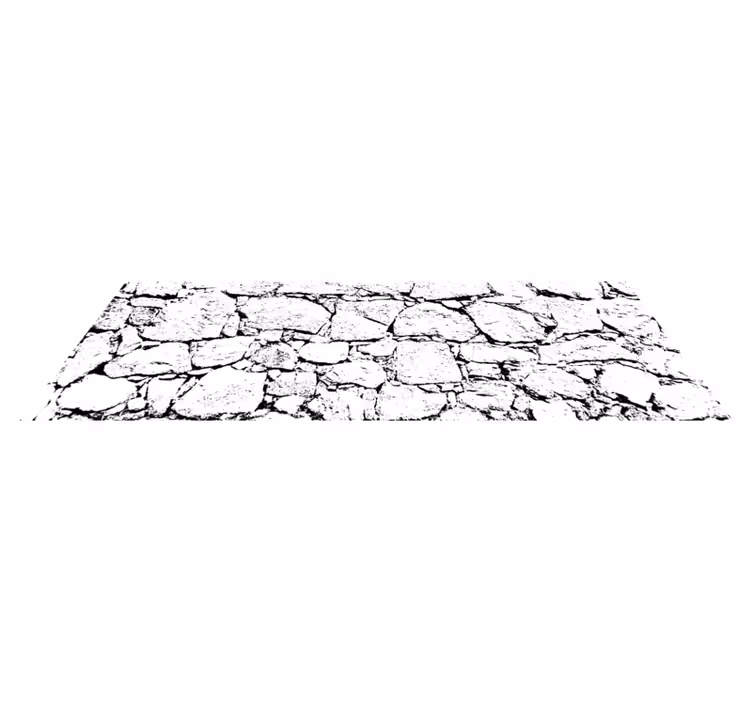Tapis vinyle marbre style gris craquelé - TenStickers
