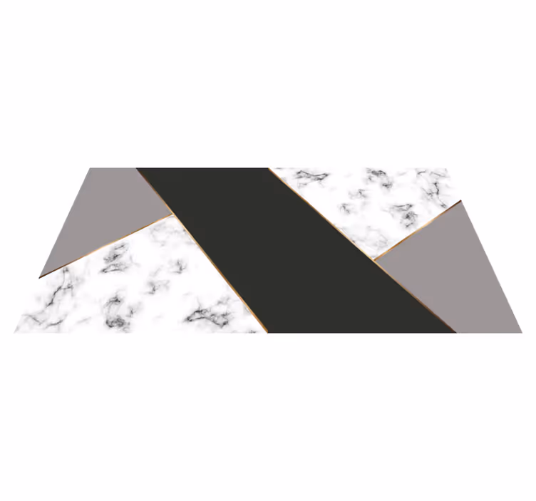 Tapis vinyle marbre rayures abstraites élégantes - TenStickers