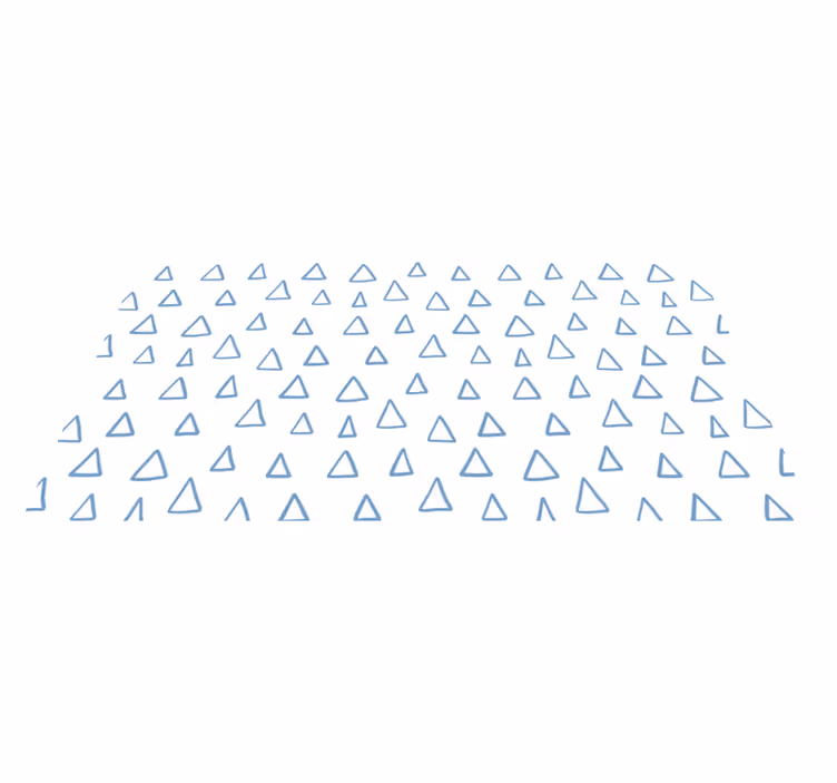 Tapis vinyles géométriques motif à motifs triangulaires - TenStickers