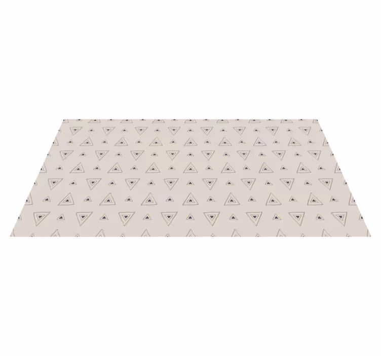 Tapis vinyle chambre bébé motif triangulaire élégant - TenStickers