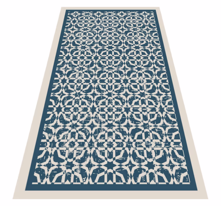 Tapis vinyle chambre style à motifs complexes - TenStickers