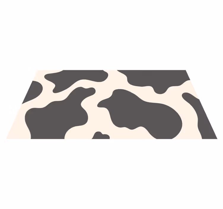 Tapis vinyle animal cuir de vache classique - TenStickers