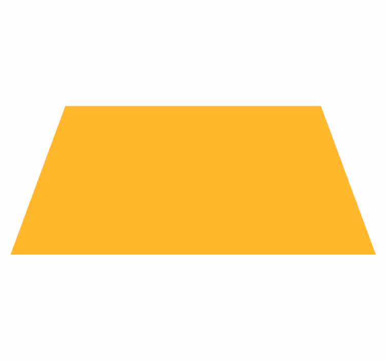 Tapis vinyle chambre teinte jaune ensoleillé - TenStickers