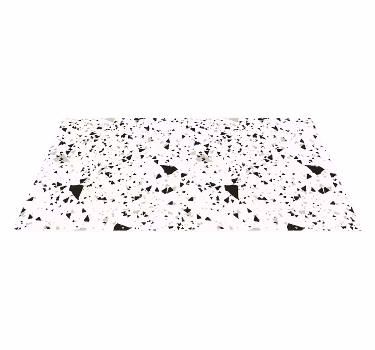 Tapis vinyle marbre fragmentation du terrazzo - TenStickers