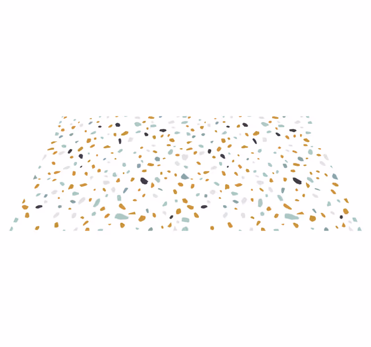 Tapis vinyle cuisine Terrazzo style nordique - TenStickers